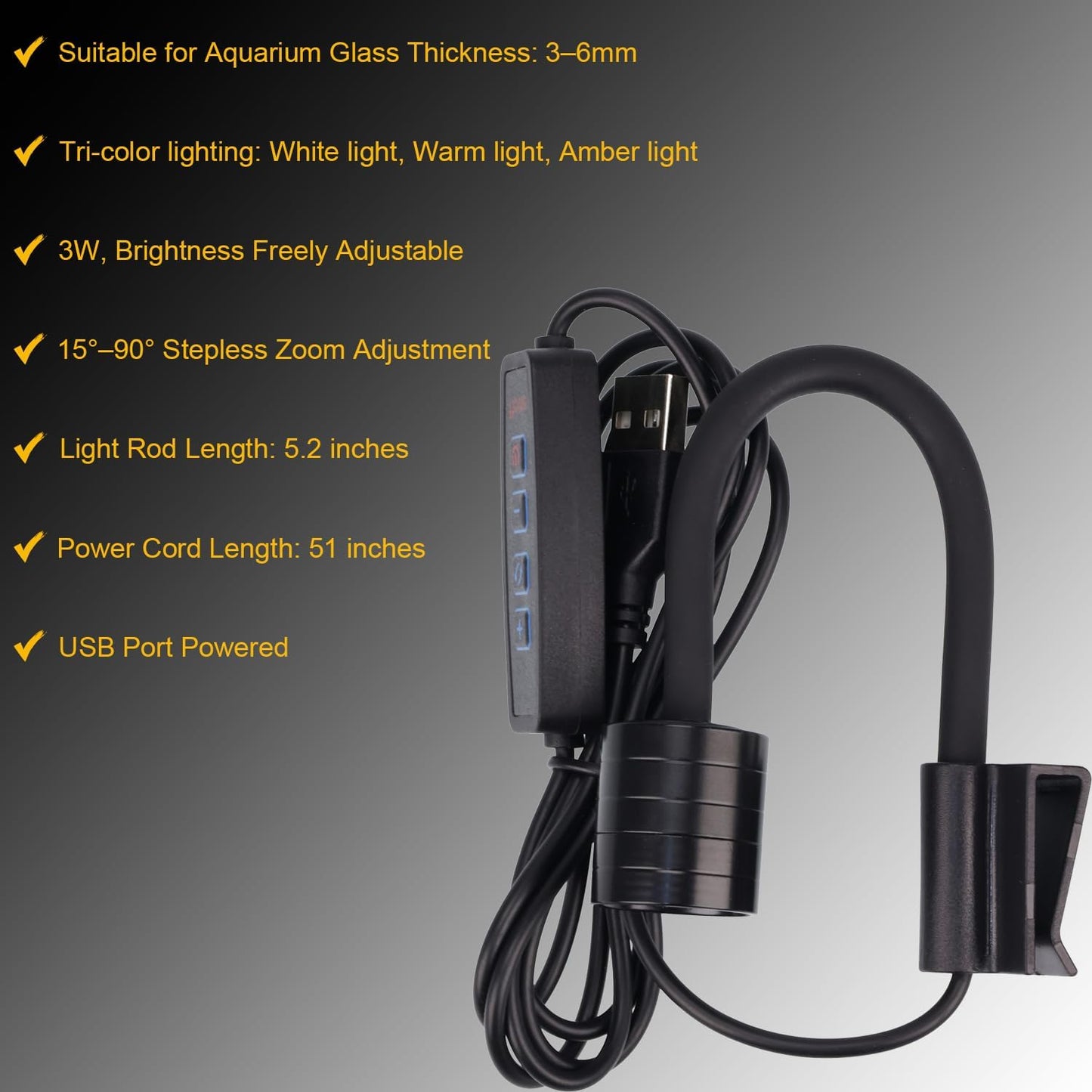 AeroAquarium™ | Mini USB Spotlight