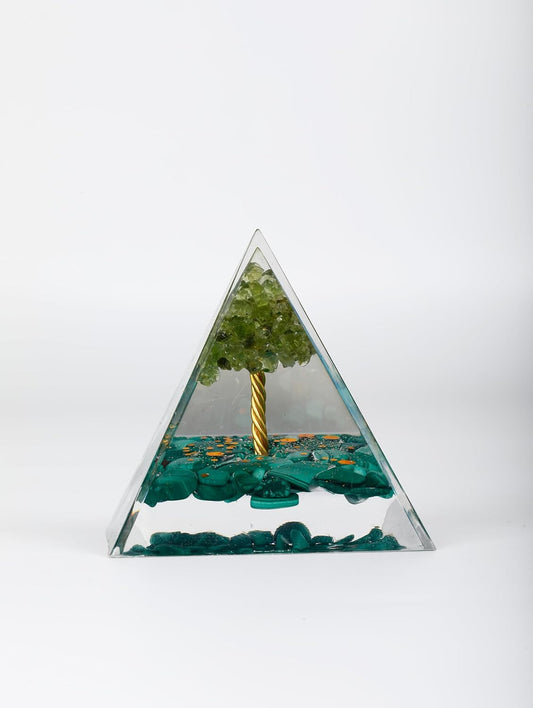 Orgonite Crystal Pyramid | Positive Energy Sanctuary