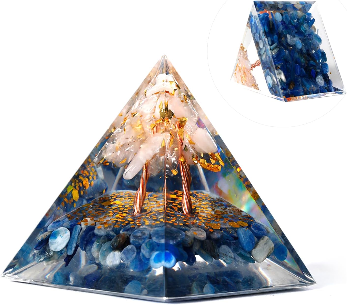 Orgonite Crystal Pyramid | Positive Energy Sanctuary