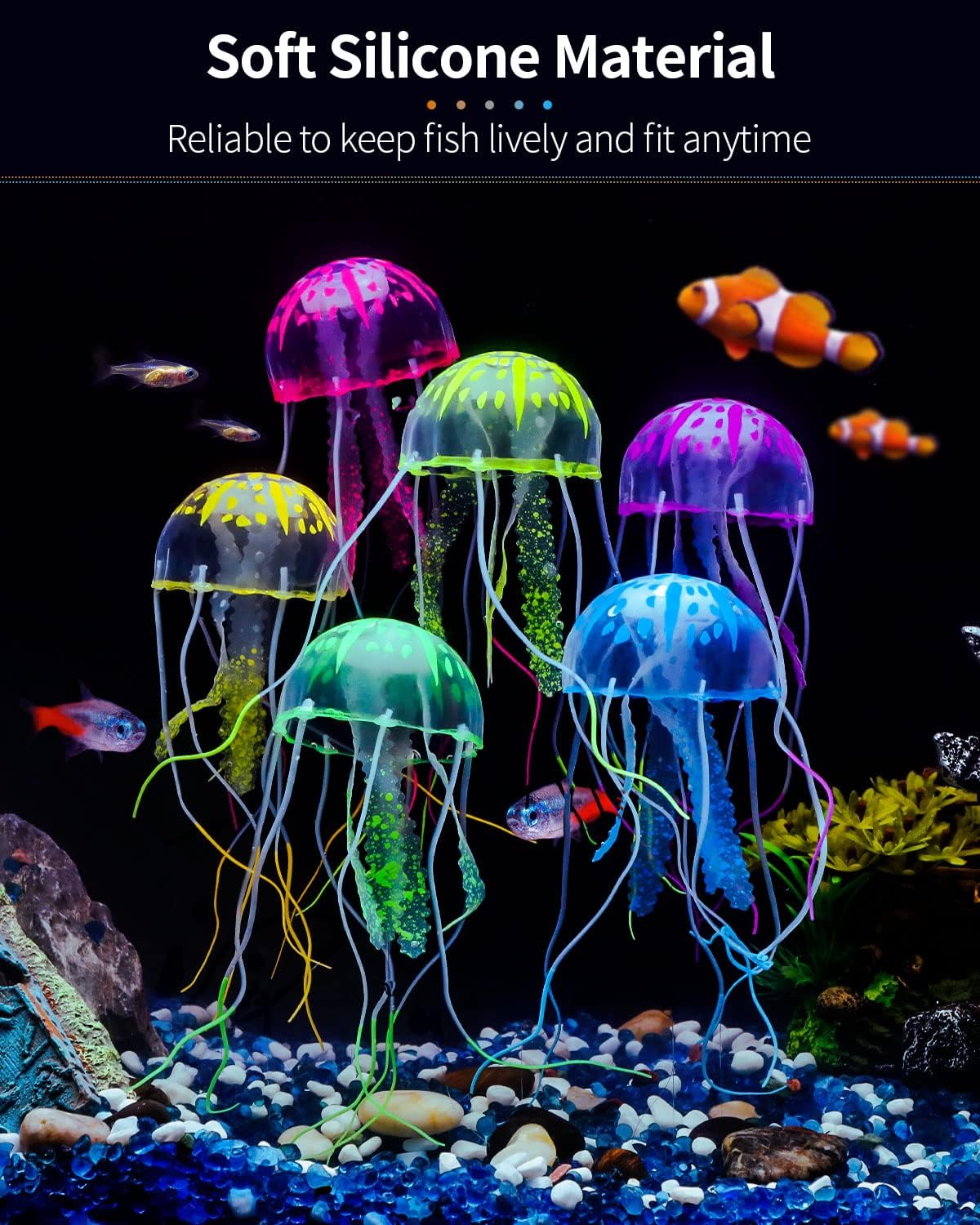 AeroAquarium™ | Glowing Jellyfish (6-Pack)