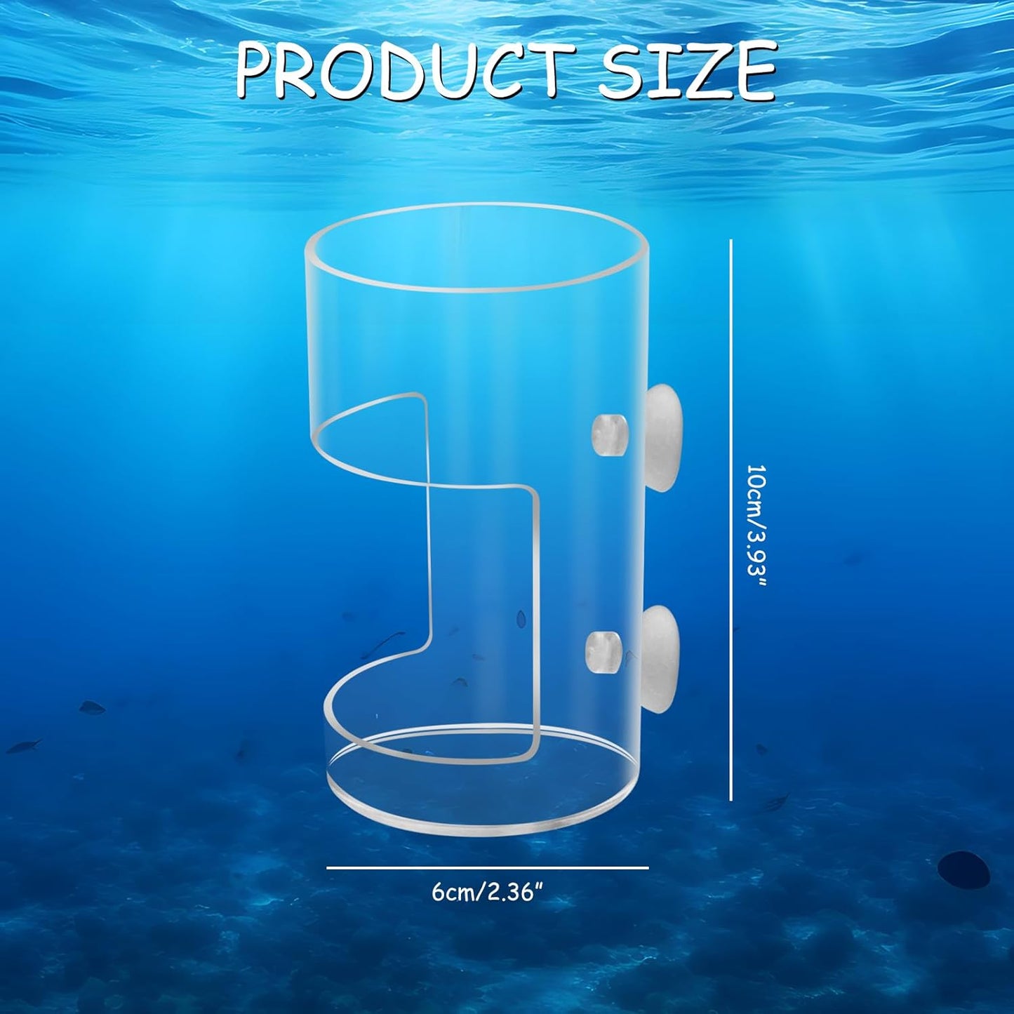 AeroAquarium™ | Die Clarity-Schale: Präzisionsfutterautomat ohne Futterverschwendung 