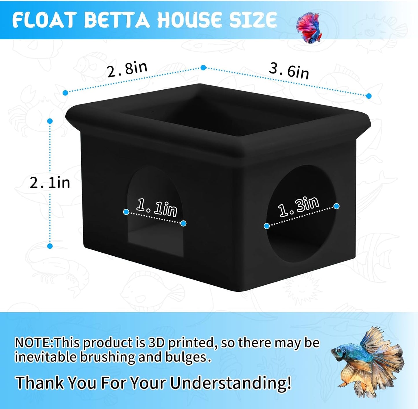 3-in-1 Betta Floating Sanctuary