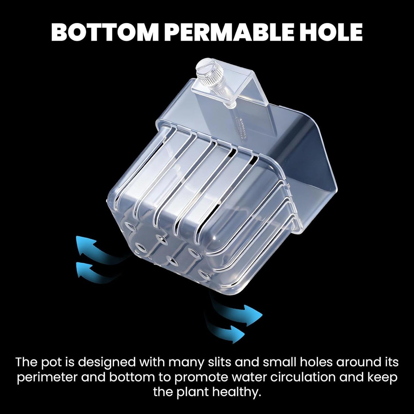 AeroAquarium™ | Der botanische Anker: Minimalistische Pflanzenstütze 