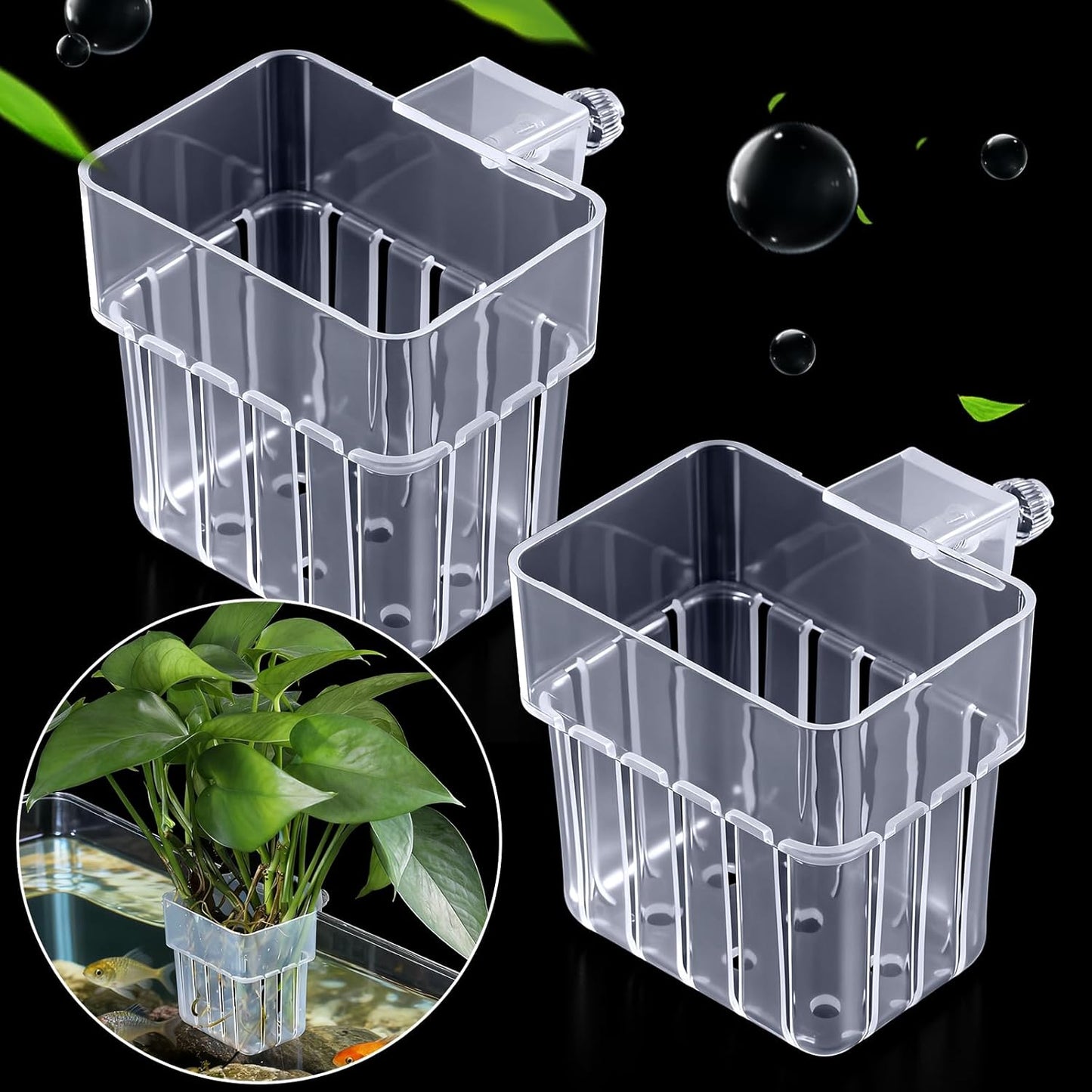 AeroAquarium™ | Der botanische Anker: Minimalistische Pflanzenstütze 