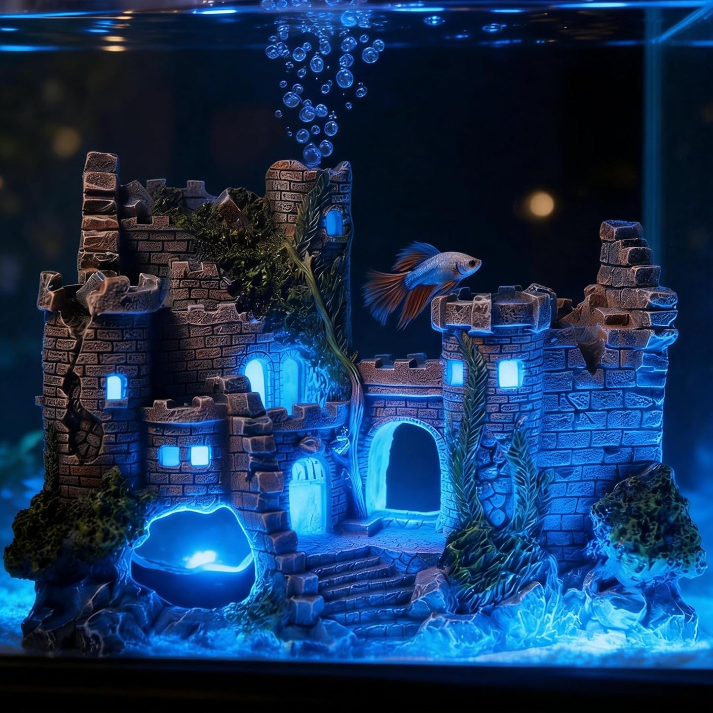 Mystical Bubbling Ruins Castle Sanctuary